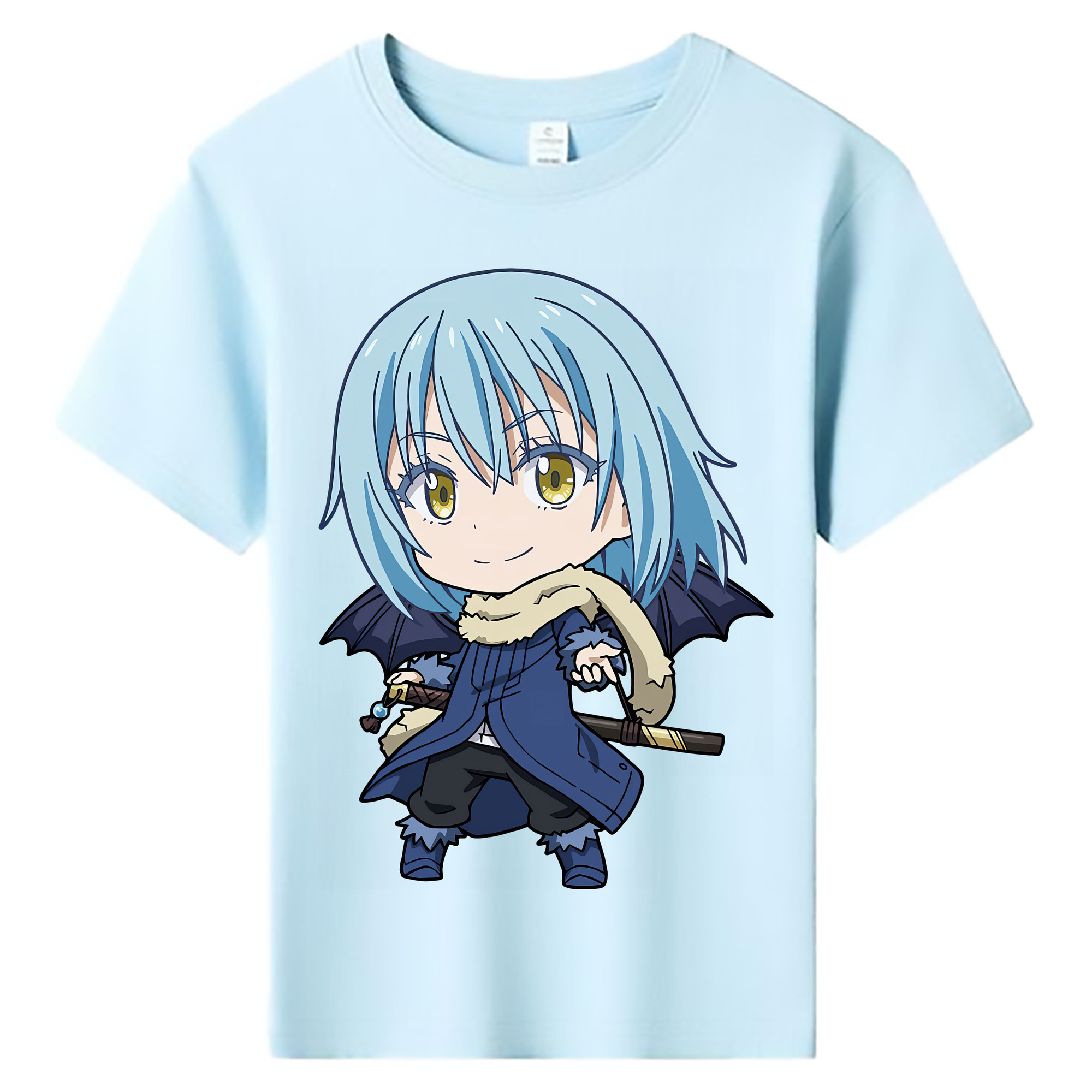 （画像用） 転スラ Regarding Reincarnated to Slime 綿100％キッズTシャツ（フロントプリント）
